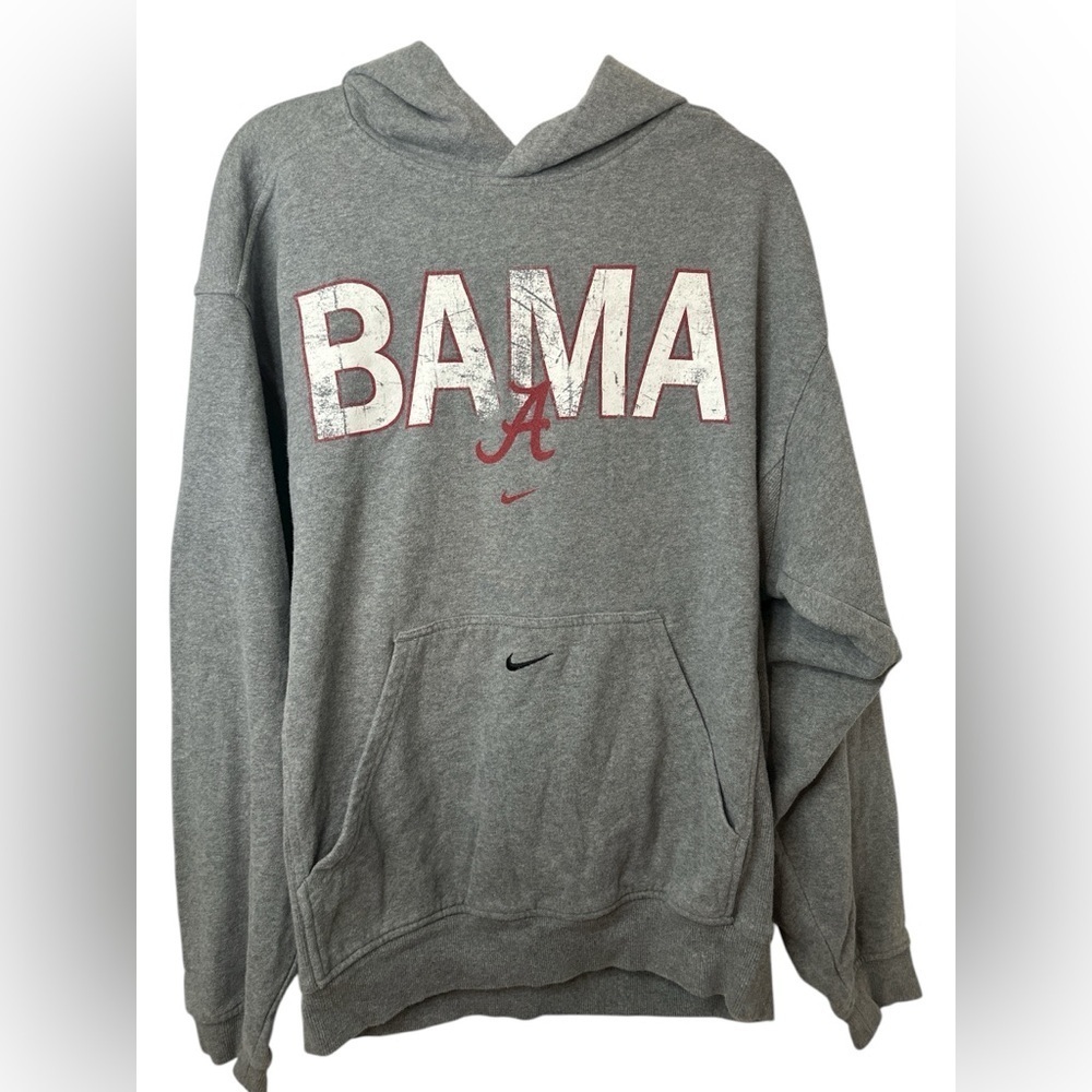 Nike Gray BAMA Logo Hoodie - Picture 1 of 6